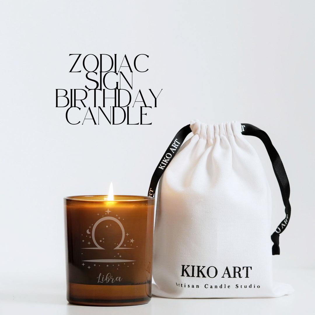 Zodiac Libra Candle - Personalised Candle Gift